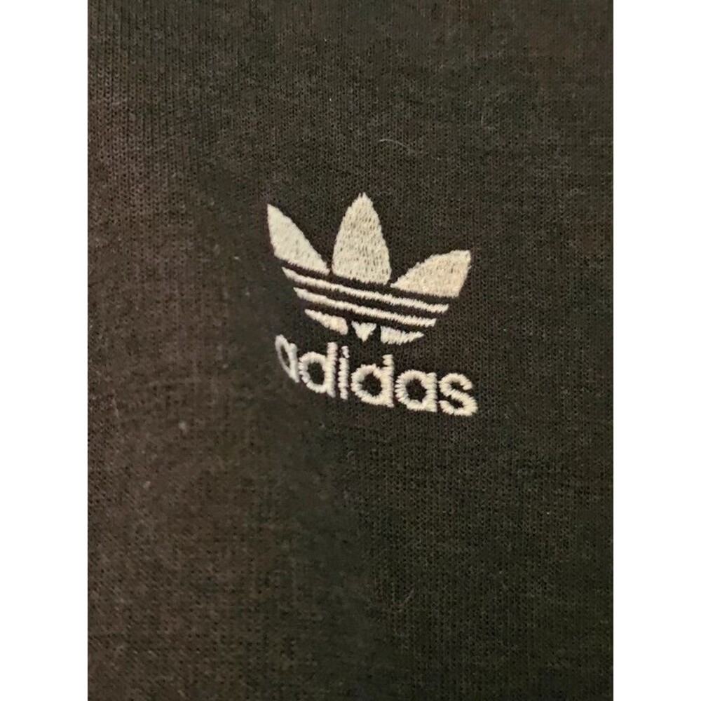 Adidas Originals Women's Lock Up Half Zip Sweatshirt Black Size S - Picture 11 of 14